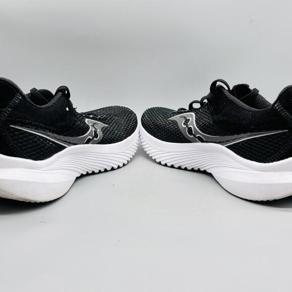 Saucony Shoes Womens 9.5 Black White Mesh Kinvara 14 Running Athletic Sneakers - Picture 6 of 10